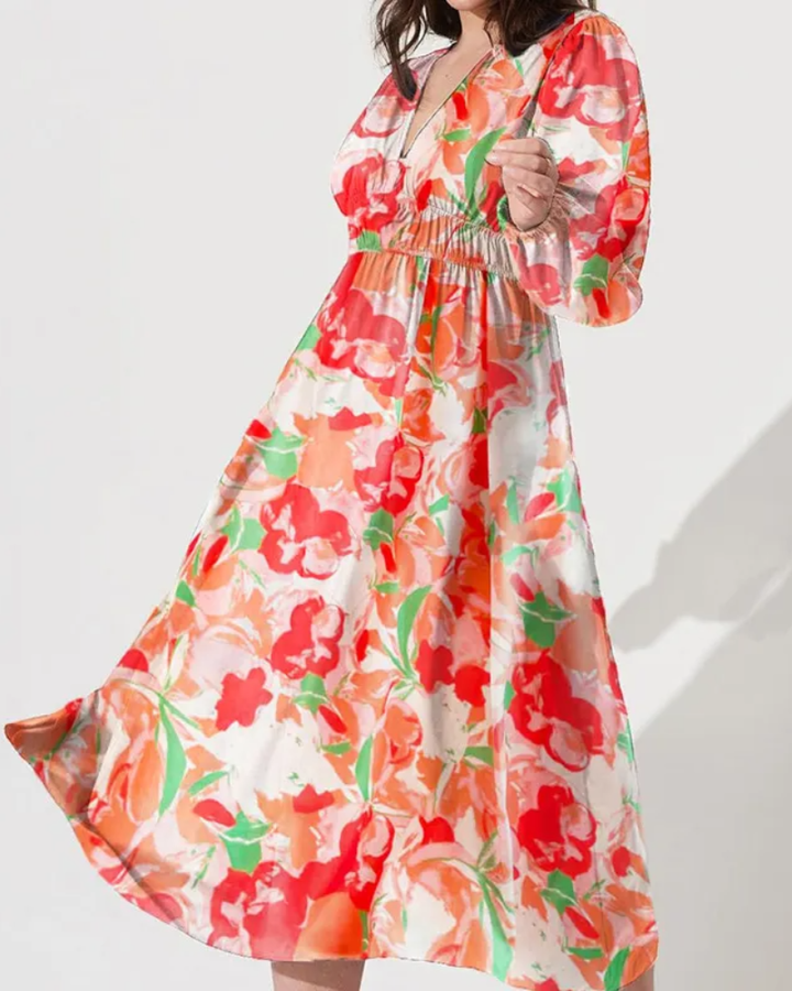 Floral Maxi Dress for Women | Flowing Feminine Style