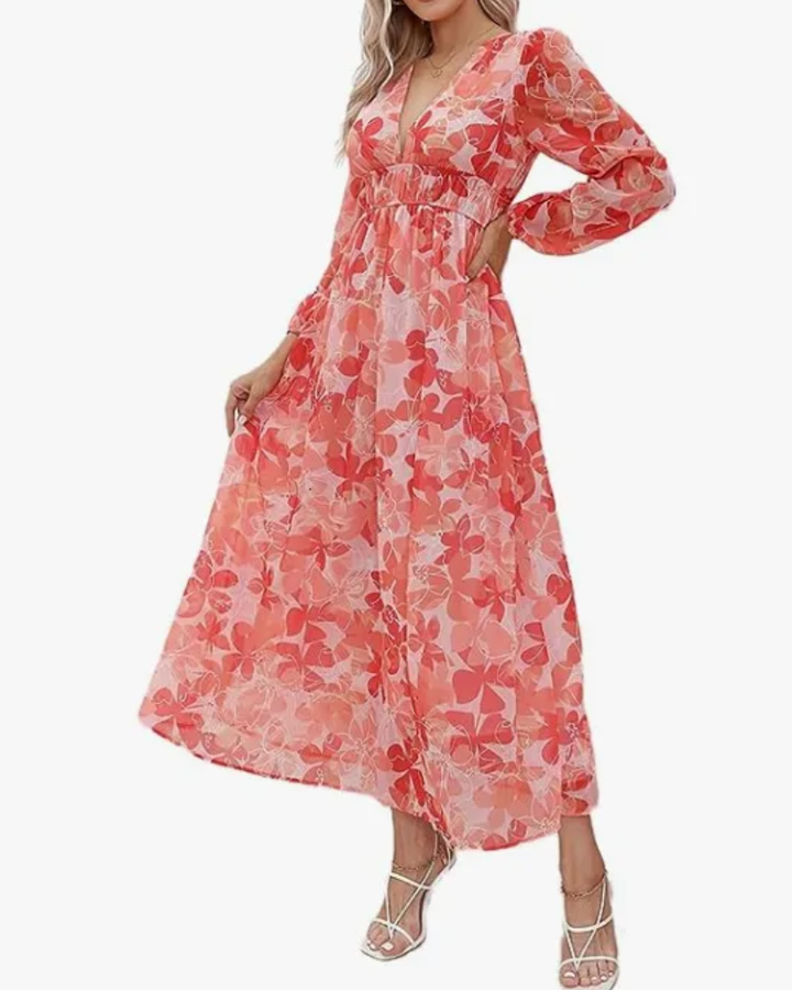 Floral Maxi Dress for Women | Flowing Feminine Style