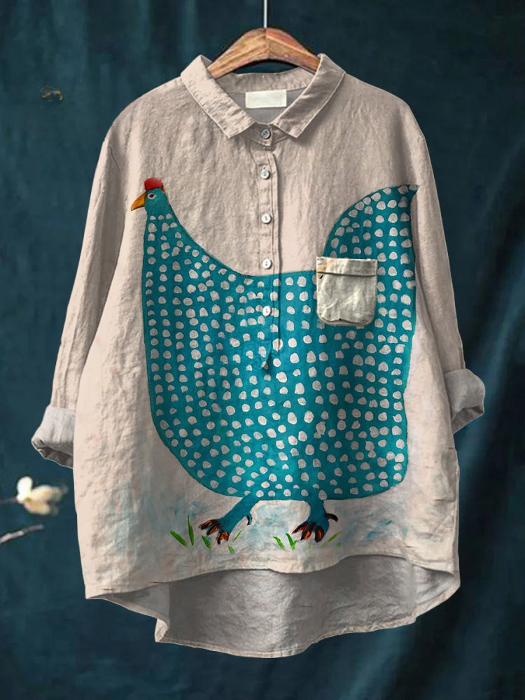 Polka Dot Button Down Shirt for Women | Playful Blouse