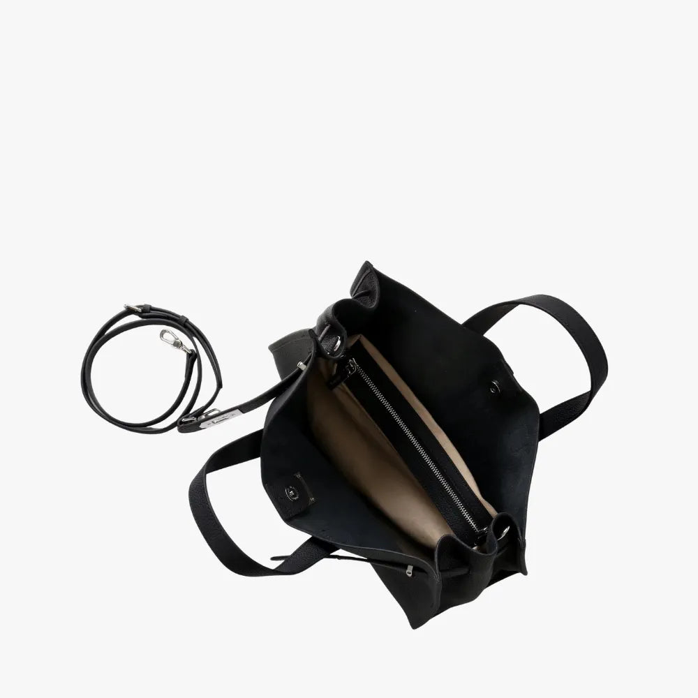 Leather Tote Bag for Work and Travel | Structured Shoulder Bag