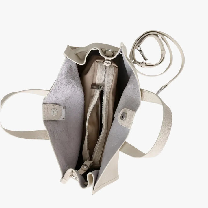 Leather Tote Bag for Work and Travel | Structured Shoulder Bag