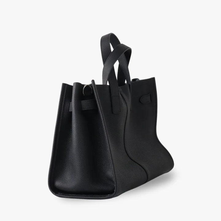 Leather Tote Bag for Work and Travel | Structured Shoulder Bag