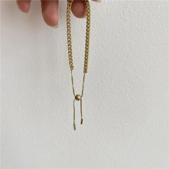 Gold Chain Bracelet - Lucetta Invicta Layering Bracelet