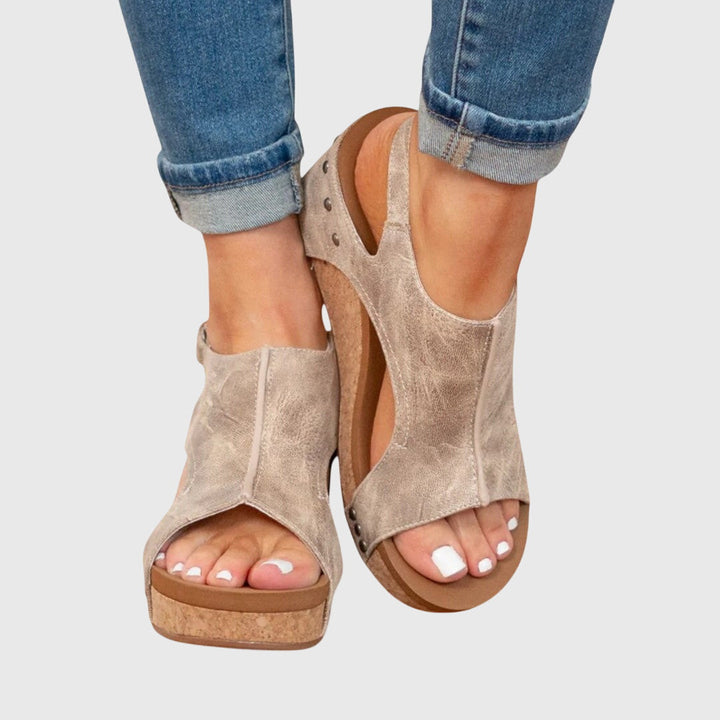 Orthopedic Wedge Sandals for Women - Comfortable Walking Shoes