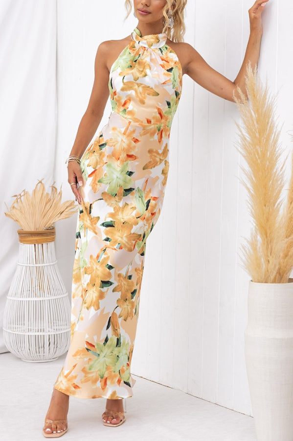 Floral Maxi Dress for Women | Elegant Long Dress