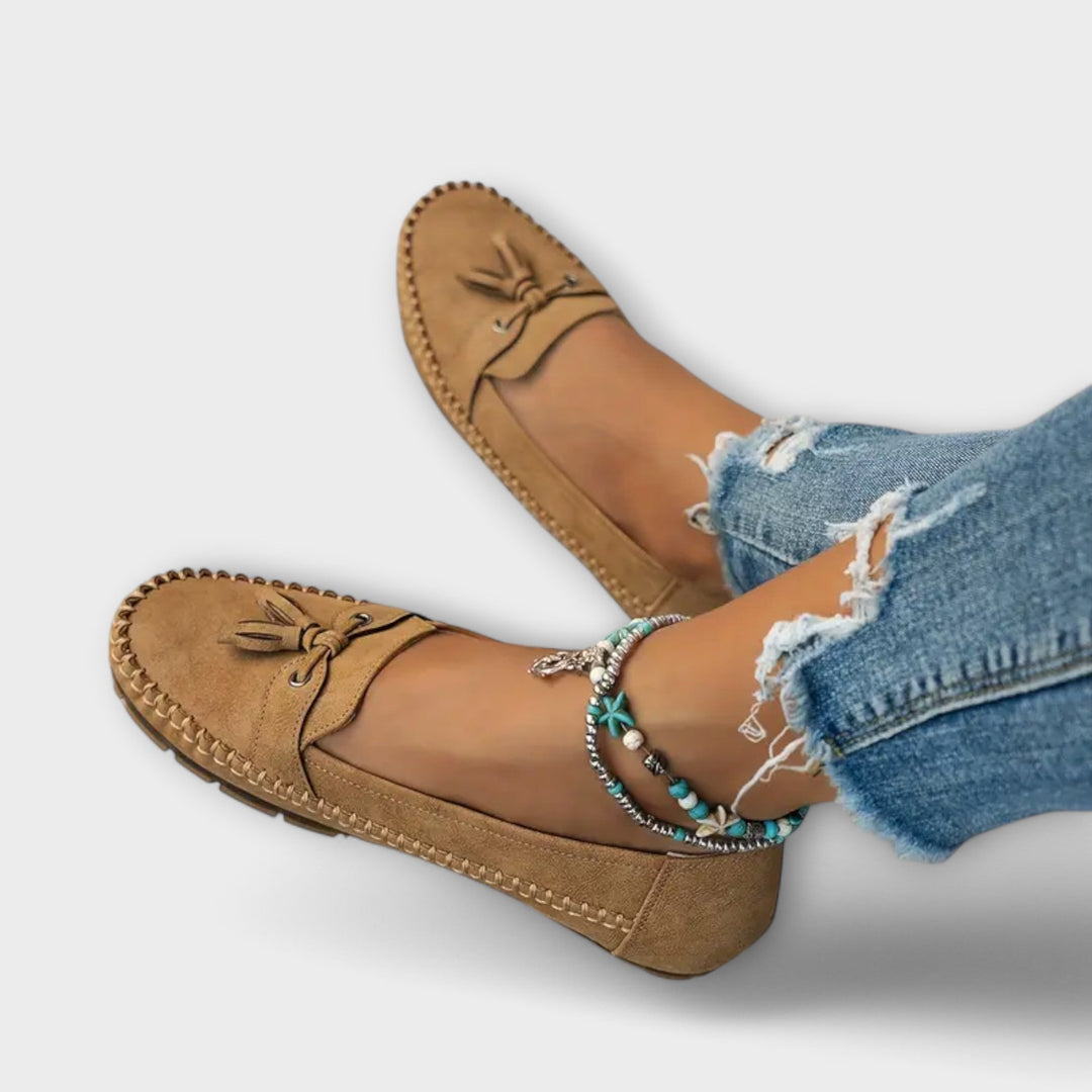 Women's Leather Loafers - Handmade Comfortable Flats