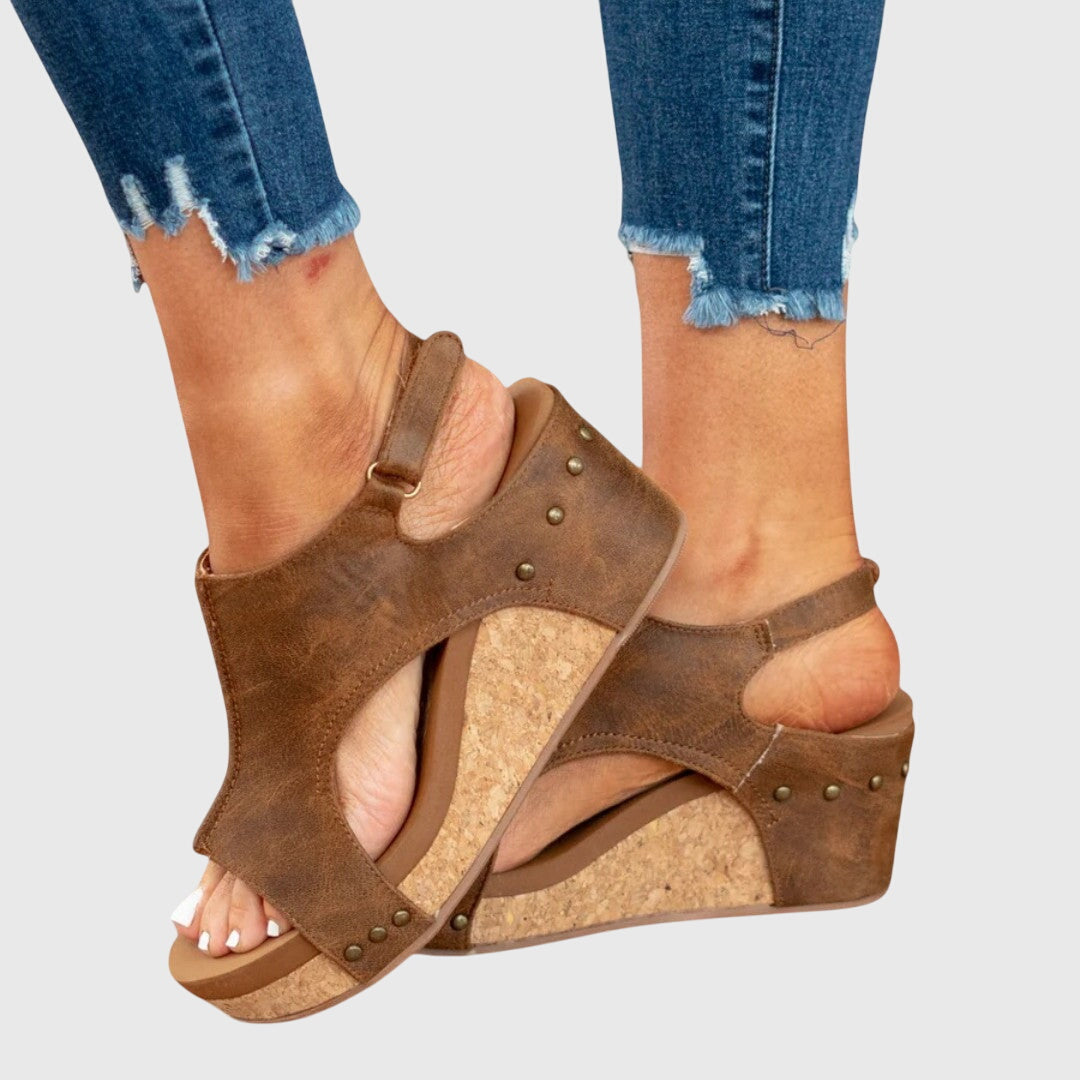 Orthopedic Wedge Sandals for Women - Comfortable Walking Shoes