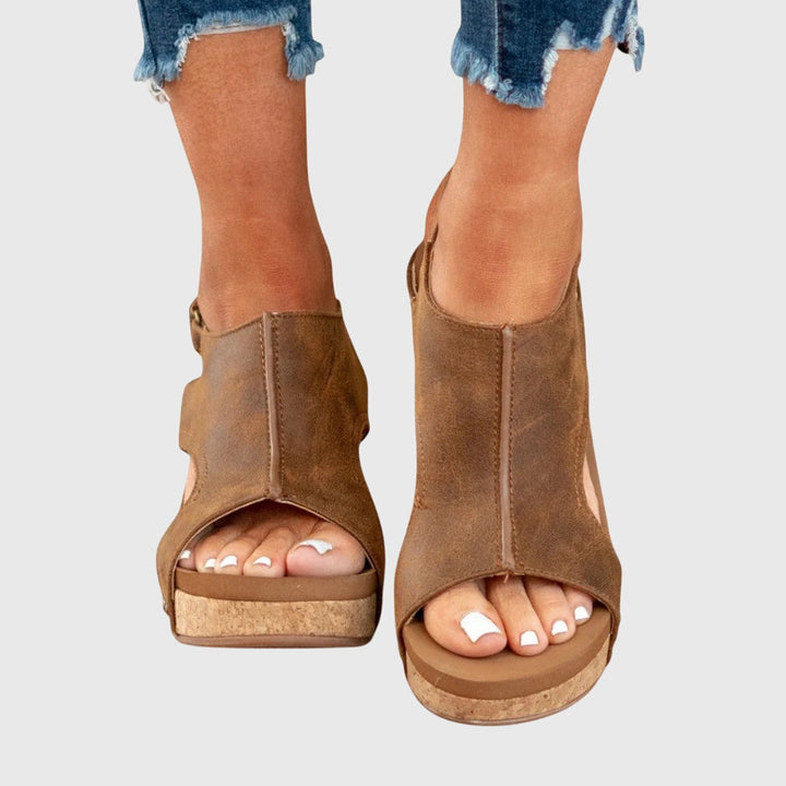 Orthopedic Wedge Sandals for Women - Comfortable Walking Shoes