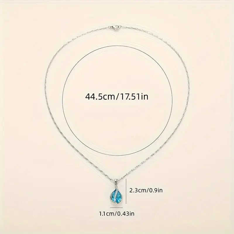 White Gold Necklace | Celestine Vireaux Elegant Pendant