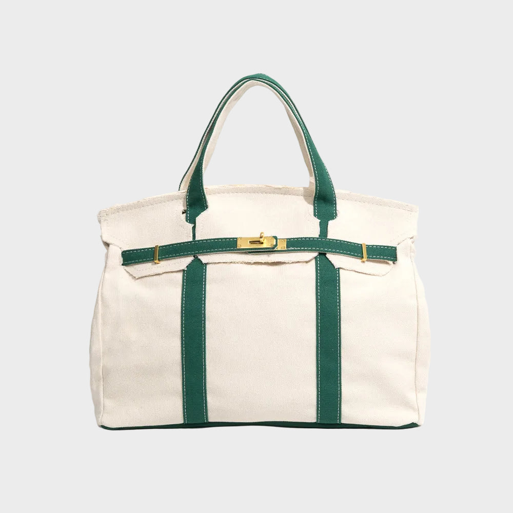 Canvas Tote Bag for Women - Utility Chic Everyday Carryall