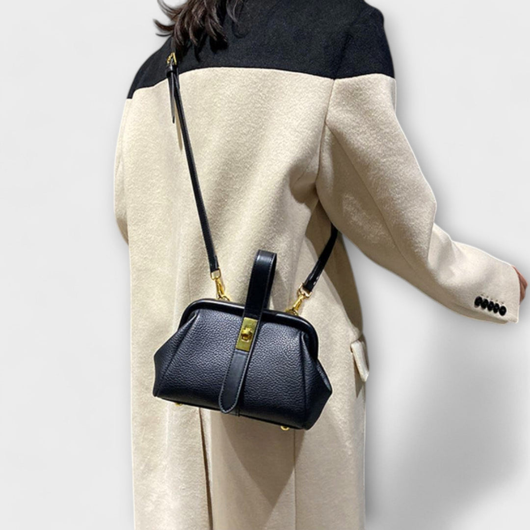 Retro Handbag for Women - Classic Structured Tote Bag