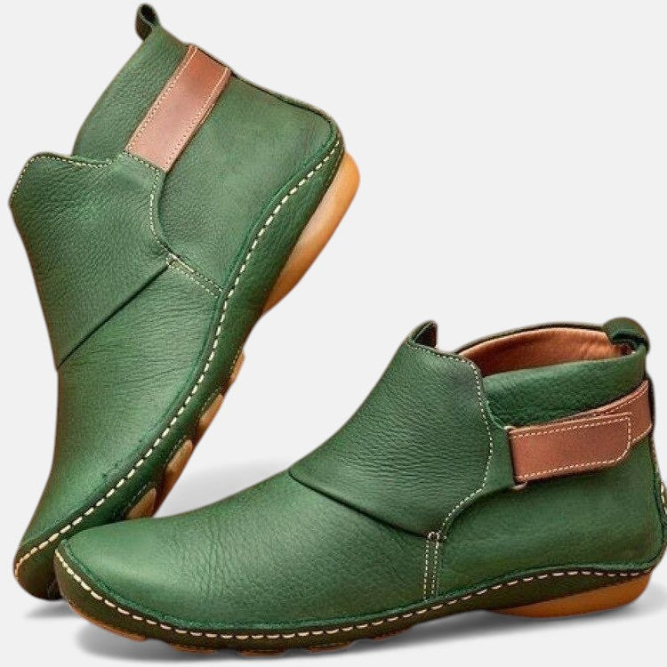 Orthopedic Ankle Boots for Women | Supportive Leather Booties