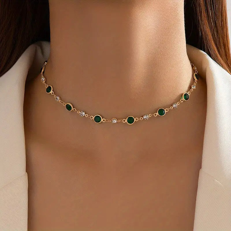 Gold Layered Necklace - Elira Vescari Statement Jewelry