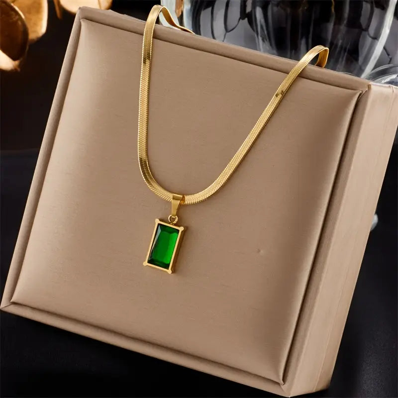 Gold Jewelry Set - Elegant Necklace and Earring Set for Women