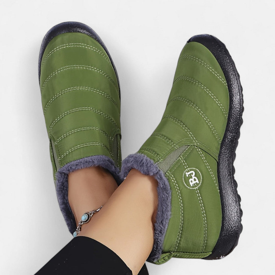 Winter Slip-On Boots for Women | Warm Comfortable Snow Boots