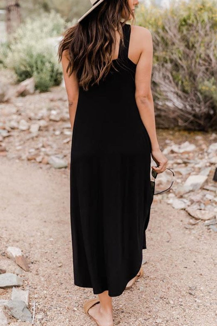 Halter Dress Women Summer Sleeveless Maxi Dress