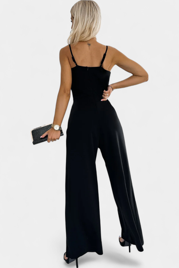 Elegant Strap Jumpsuit with Side Cutouts for Women