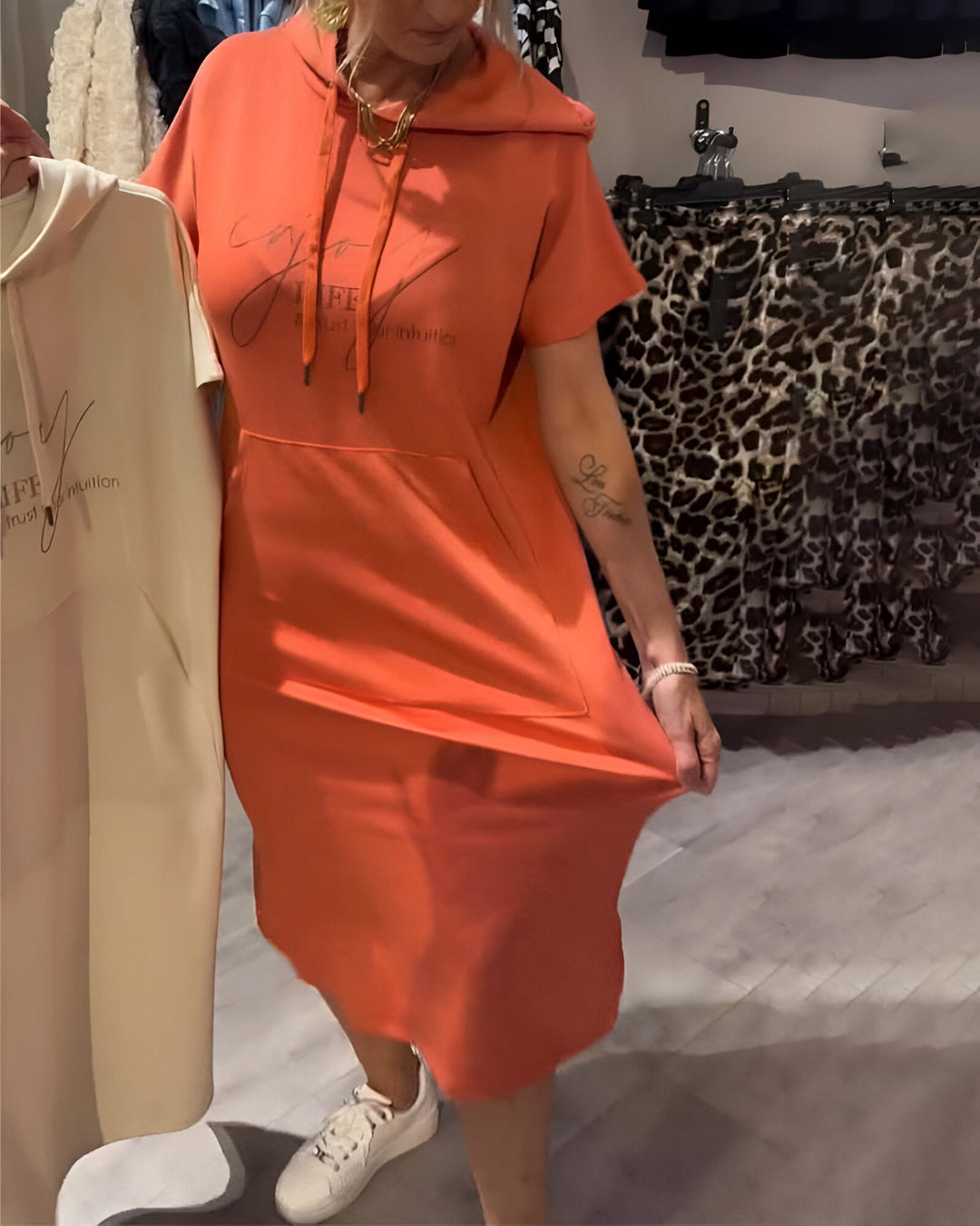 Casual Hoodie Dress for Women | Comfortable Relaxed Fit