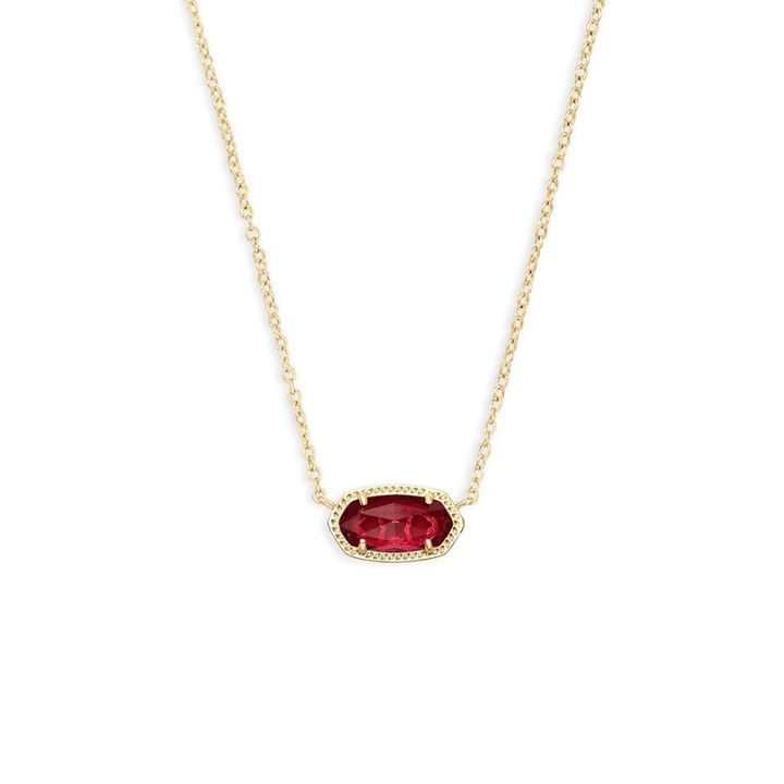 Oval Ruby Pendant Necklace in Gold | Timeless Gemstone Jewelry