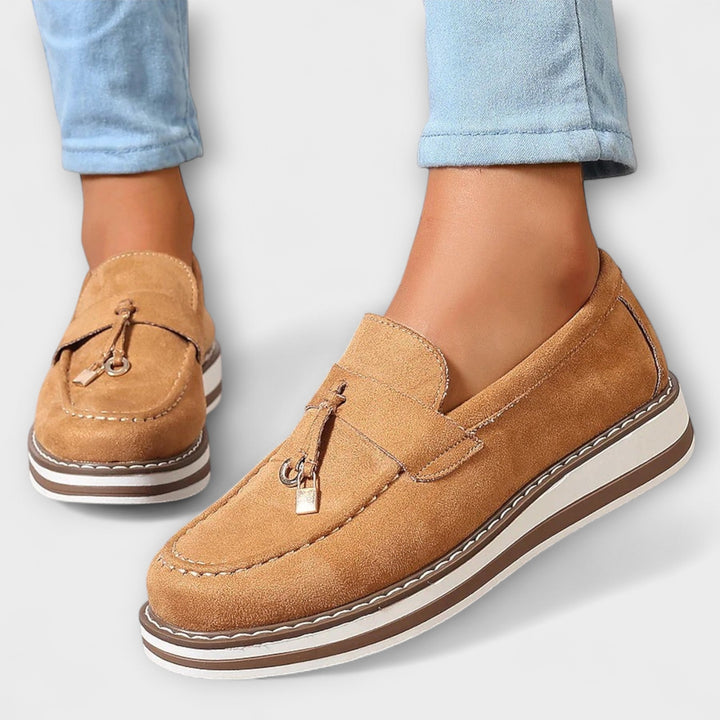 Handmade Leather Loafers for Women | Comfortable Casual Flats