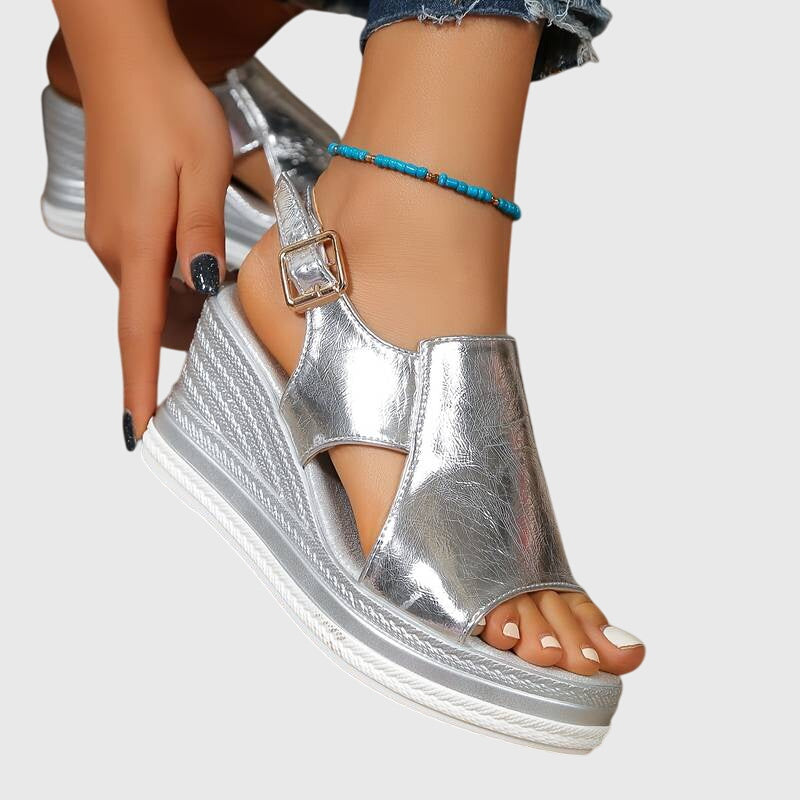 Orthopedic Sandals for Women - Comfort Wedge Heels with Arch Support
