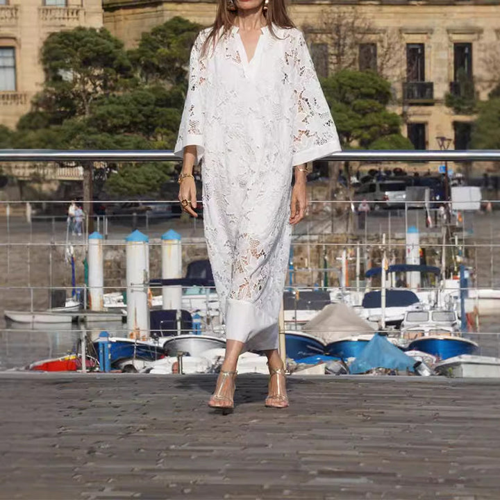 Lace Maxi Dress for Women - Comfortable Elegant Casual Dress