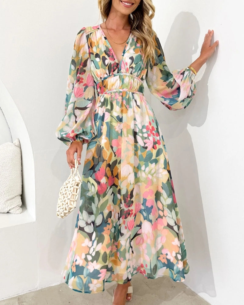 Floral Maxi Dress for Women | Flowing Feminine Style