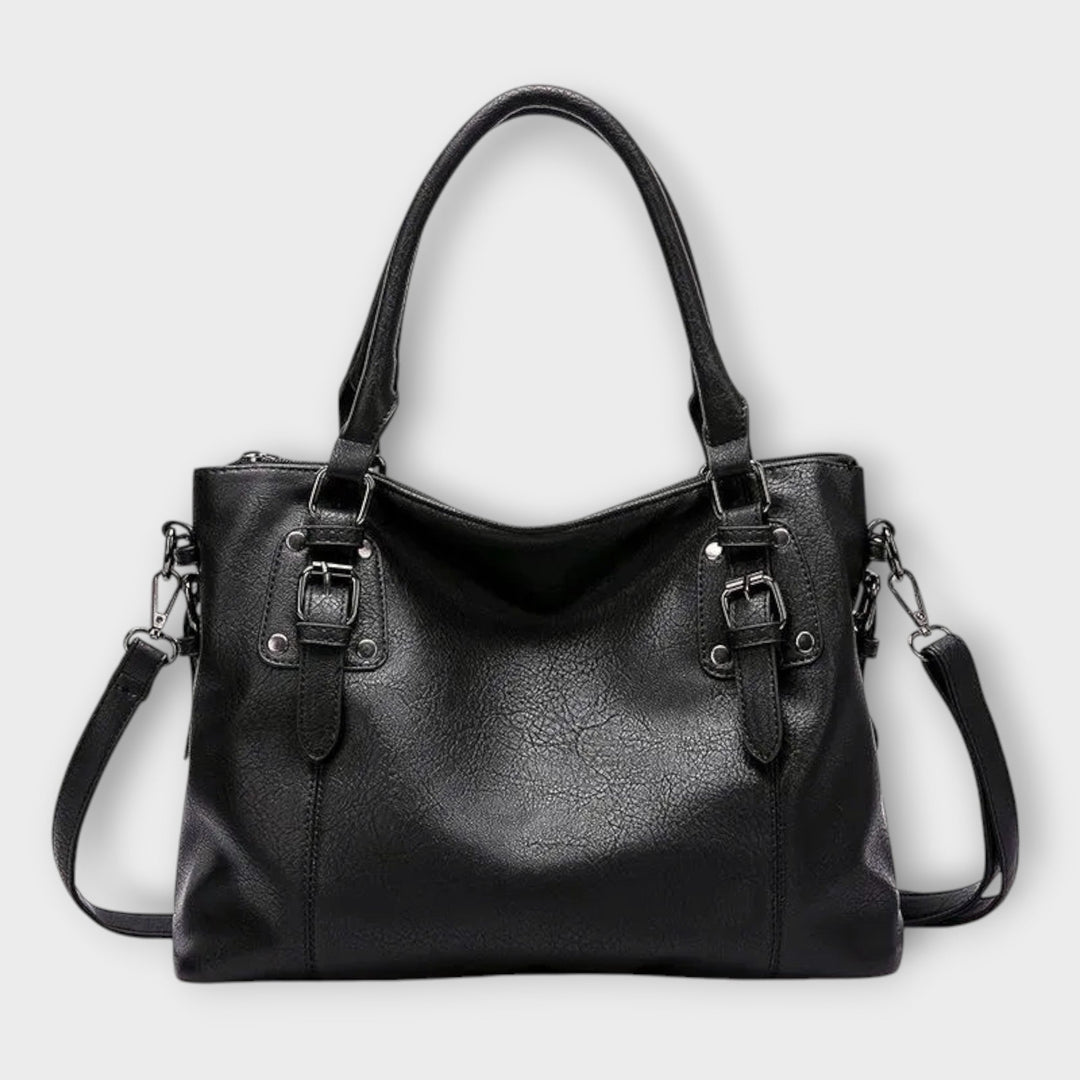 Leather Shoulder Bag for Women - Elegant Everyday Crossbody