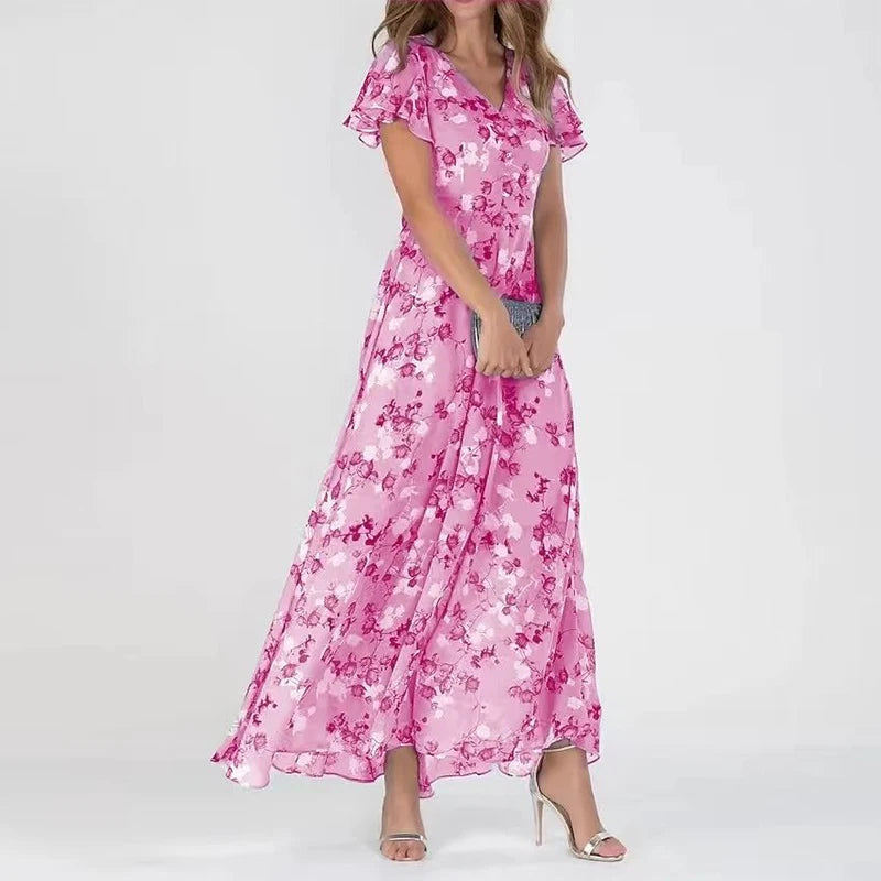 Tummy Control Dress for Women - Flattering A-Line Midi Dress