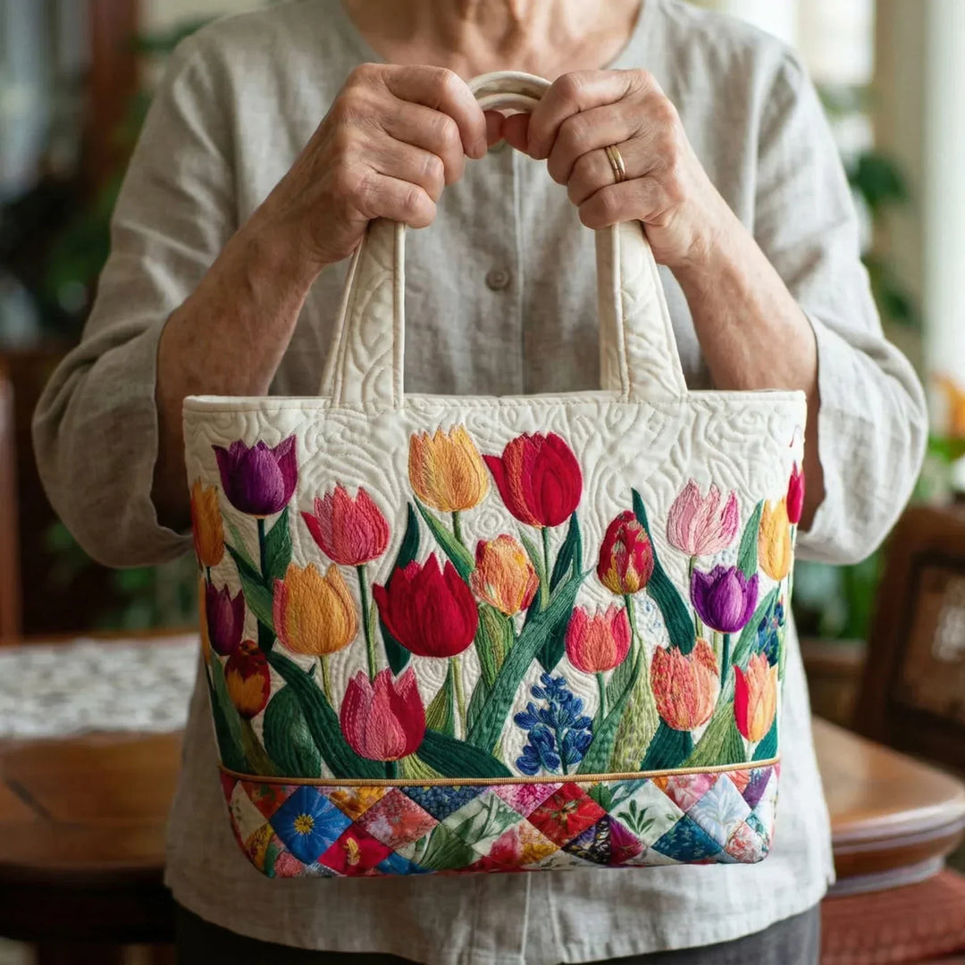 Quilted Crossbody Bag for Women - Handmade Relaxed Fit Everyday Purse