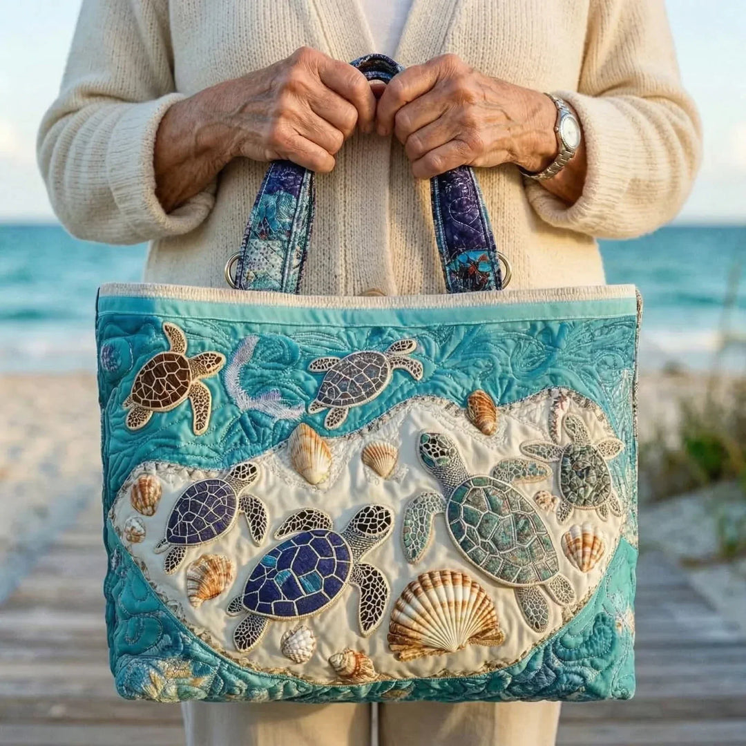 Quilted Everyday Tote Bag for Women | Soft Handmade Daily Purse