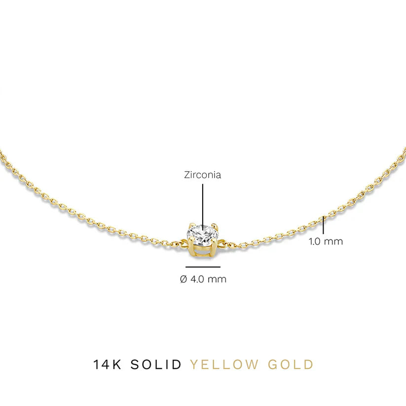 White Gold Stone Bracelet | Elegant Everyday Jewelry for Women