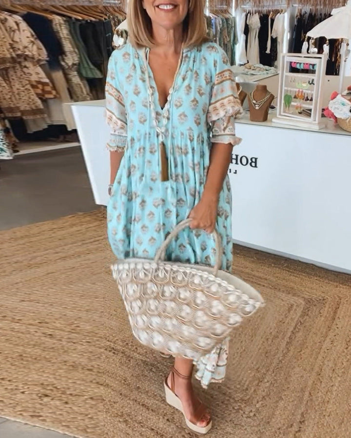 Bohemian Dress for Women - Timeless Casual Maxi Dress