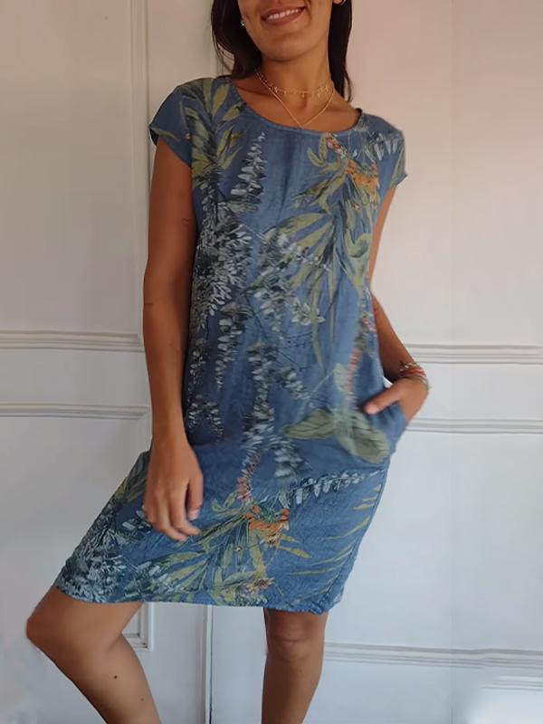 Casual Printed Dress for Women - Effortless Everyday Style