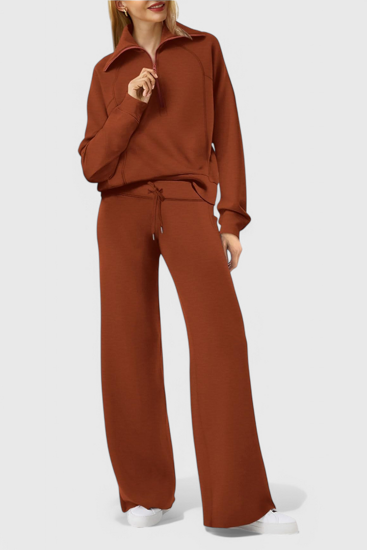 Two Piece Outfit Set Lightweight Casual Lounge Wear for Women