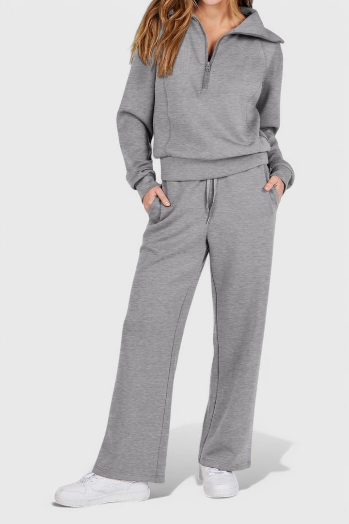Two Piece Outfit Set Lightweight Casual Lounge Wear for Women