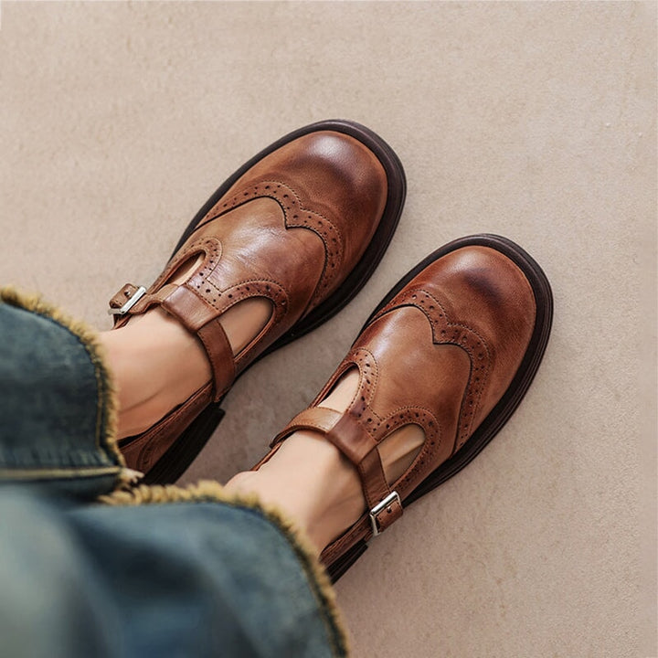 Mary Jane Flats for Women - Classic Strap Shoes