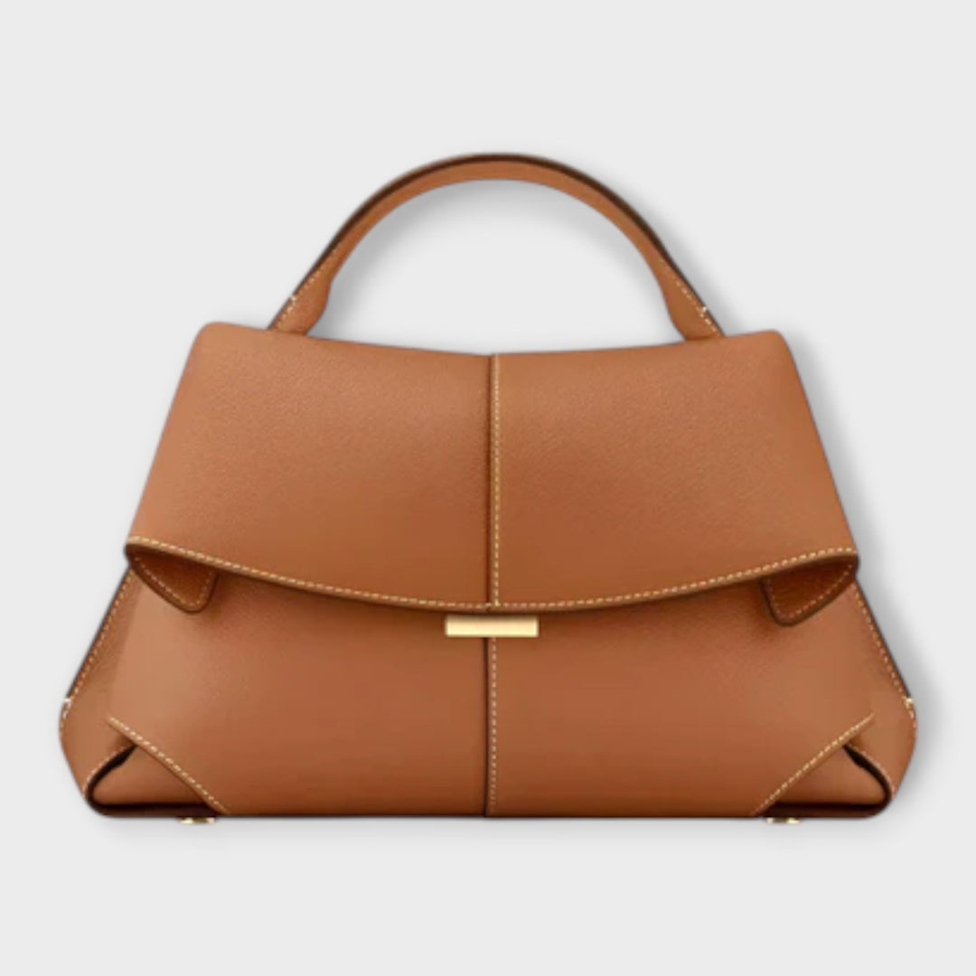 Leather Handbag for Women - French Inspired Calf Leather Tote