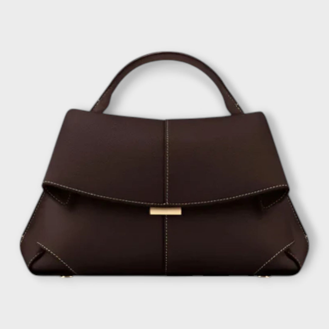 Leather Handbag for Women - French Inspired Calf Leather Tote