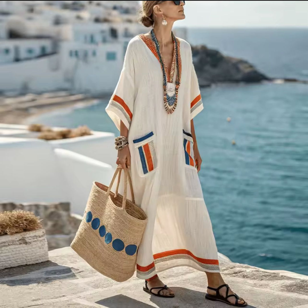 Maxi Dress for Women - Lightweight Summer Dress with Pockets