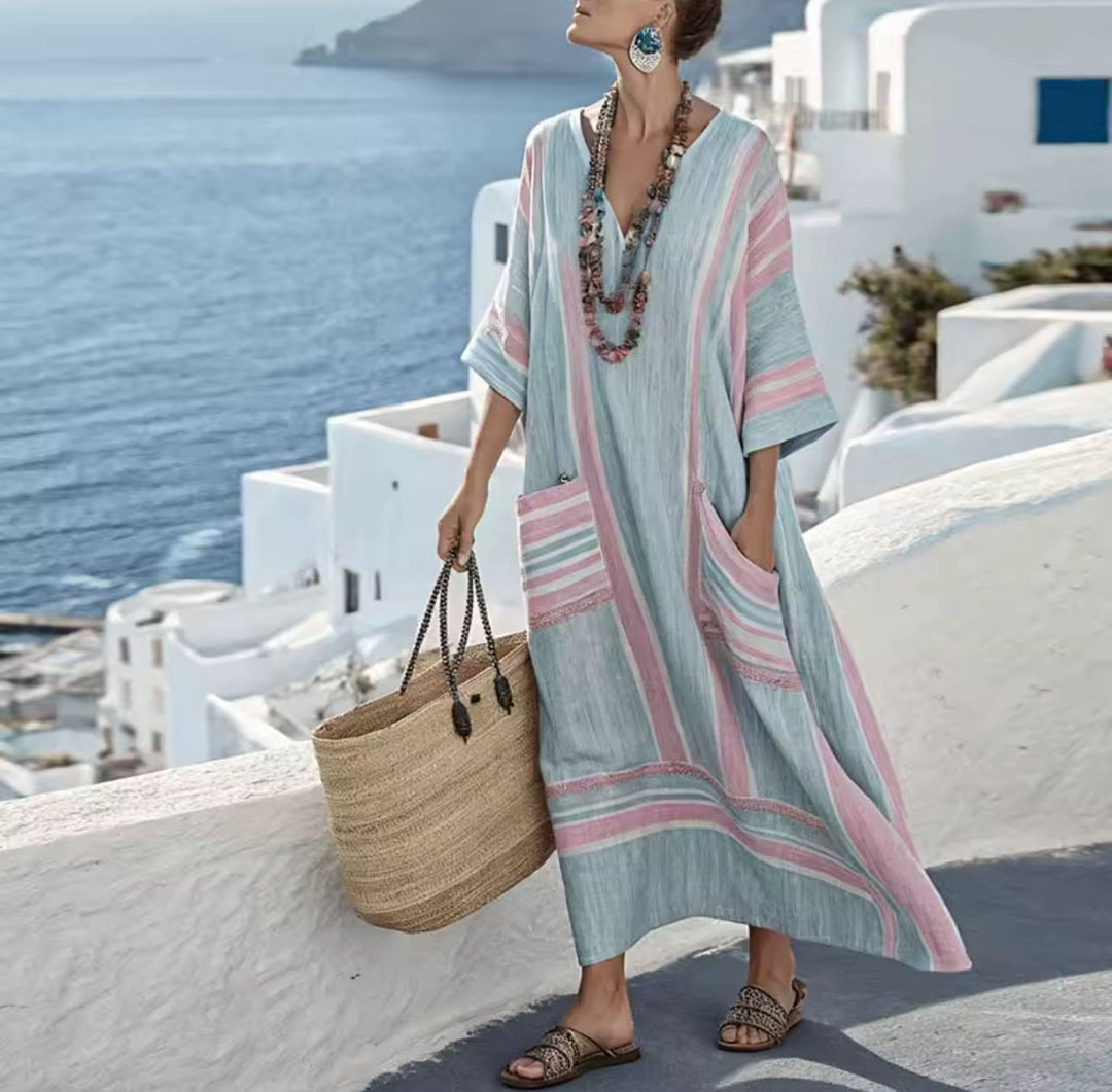 Maxi Dress for Women - Lightweight Summer Dress with Pockets