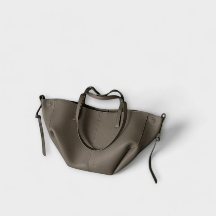 Vintage Leather Shoulder Bag for Women - Spacious Everyday Tote