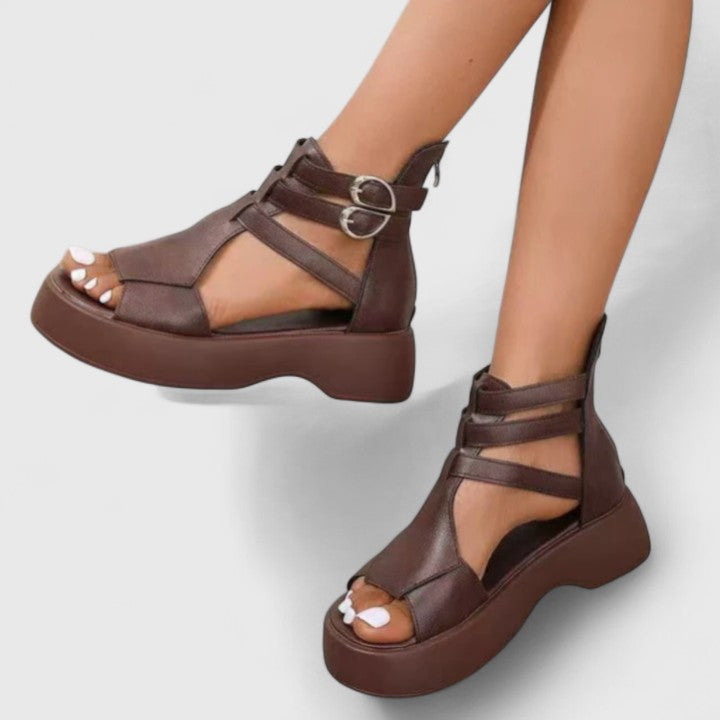 Orthopedic Platform Sandals with Arch Support for Women