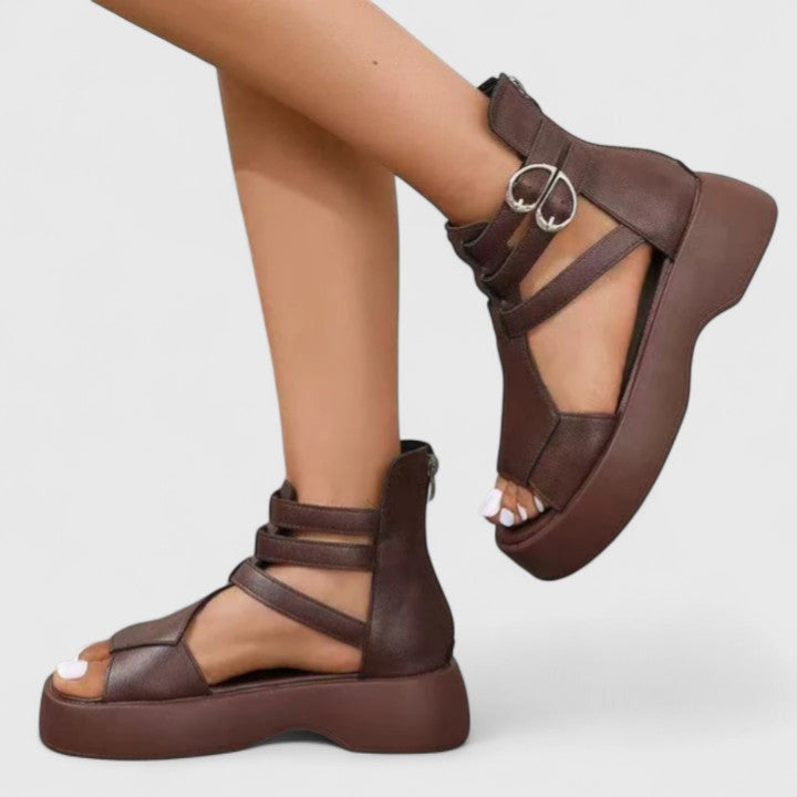 Orthopedic Platform Sandals with Arch Support for Women