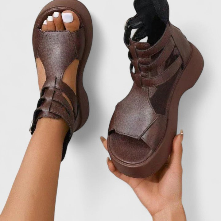 Orthopedic Platform Sandals with Arch Support for Women