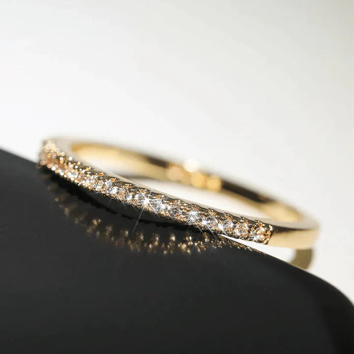 White Gold Statement Ring for Women | Palmina Verdalis Design
