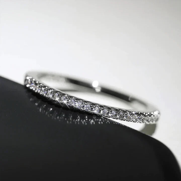Gold Statement Ring | Wide Band Textured Finish