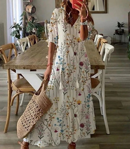 Boho Dress with Tummy Control for Women