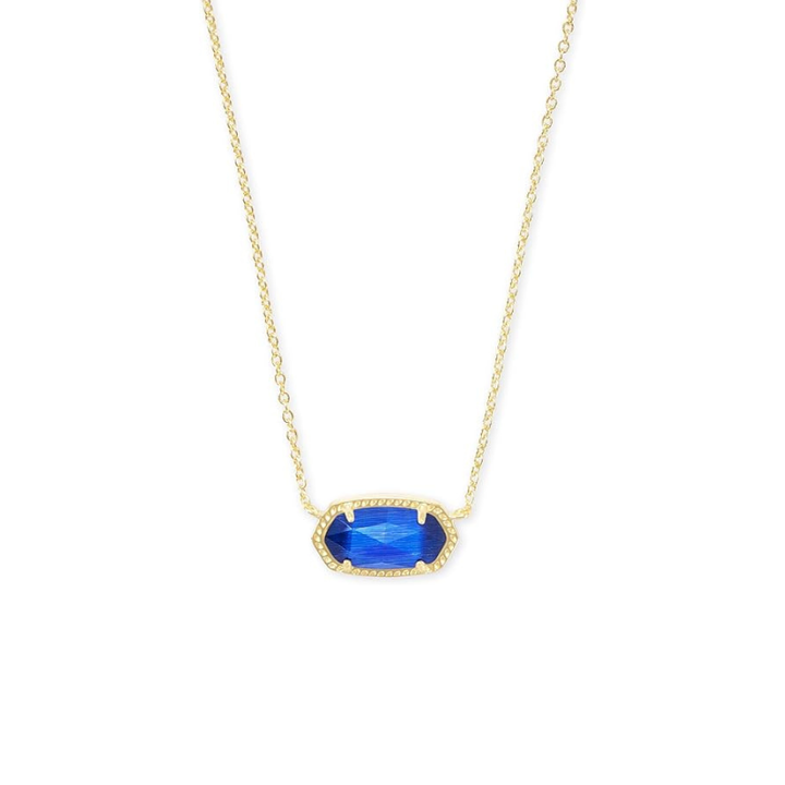 Oval Sapphire Pendant Necklace in Gold | Classic Everyday Elegance