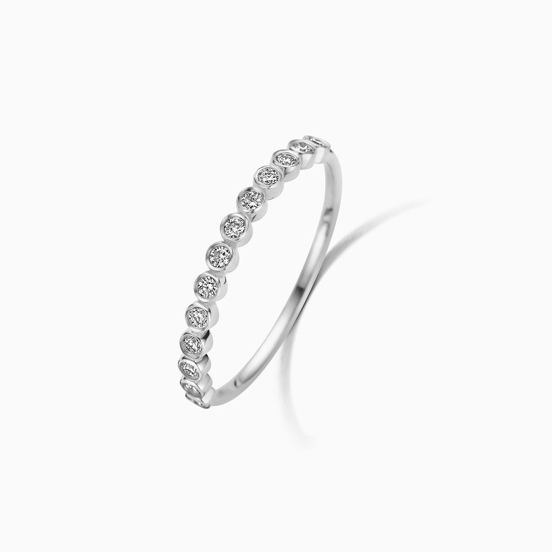 Gold Bubble Ring - Textured Statement Ring for Women